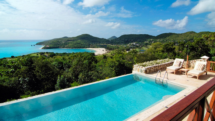 Double Five Villa at Canouan Resort  Carenage Bay