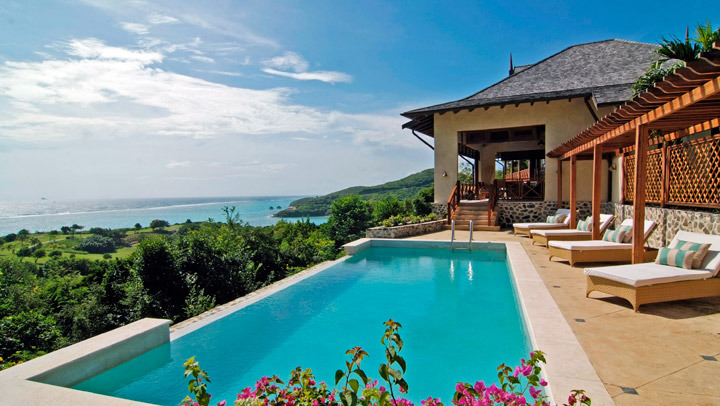 Villamia Villa at Canouan Resort  Carenage Bay on Canouan Island